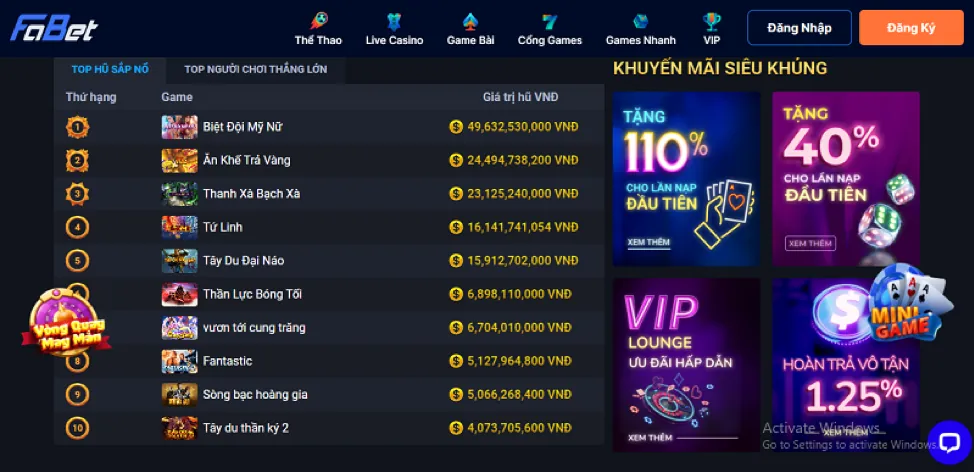 Các đặc quyền VIP độc quyền tại gem789 casino